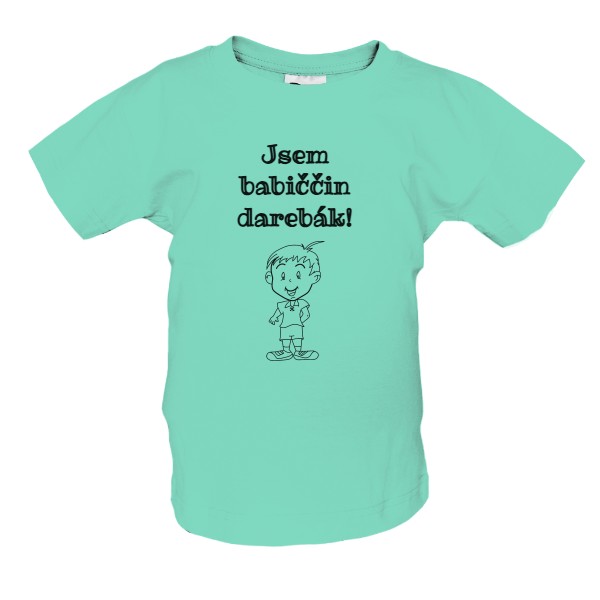Tričko s potiskem Jsem babiččin darebák