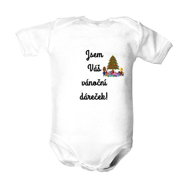 Dětské body  s potiskem Jsem Váš vánoční dáreček 2