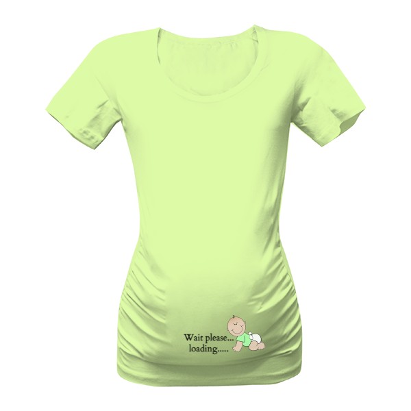 Tričko s potiskem Těhotenské tričko s obrázkem